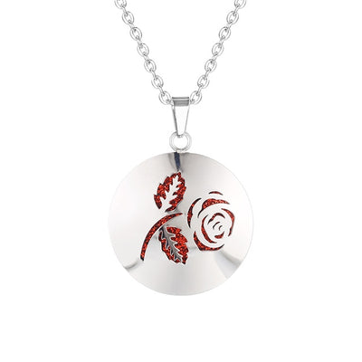 Women Locket Perfume Necklace