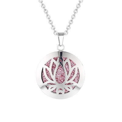 Women Locket Perfume Necklace