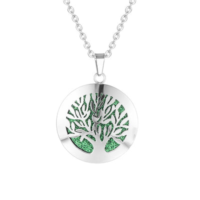 Women Locket Perfume Necklace