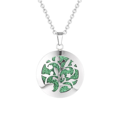 Women Locket Perfume Necklace