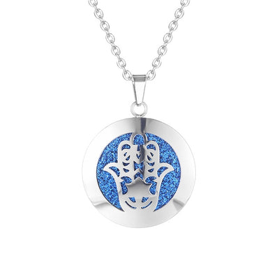 Women Locket Perfume Necklace