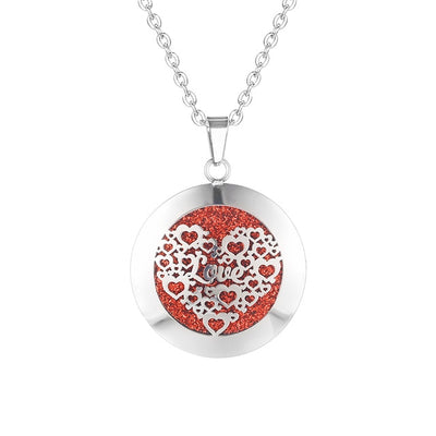 Women Locket Perfume Necklace