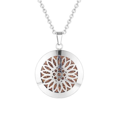 Women Locket Perfume Necklace