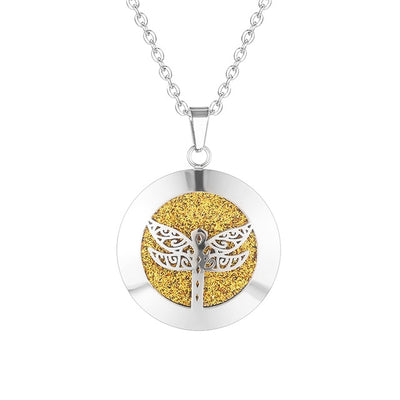 Women Locket Perfume Necklace