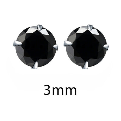 Zirconia 925 Sterling Silver Stud Earrings