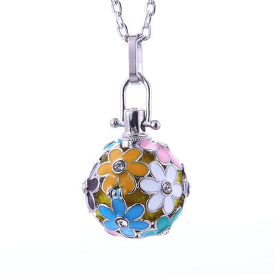 Music Locket Ball Necklace