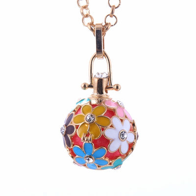 Music Locket Ball Necklace