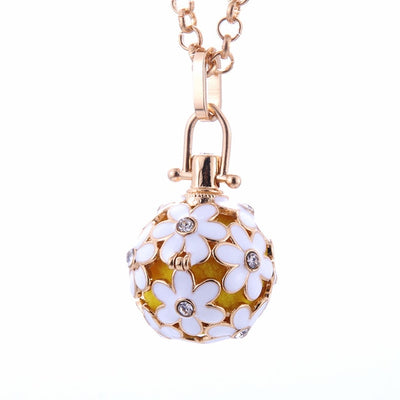 Music Locket Ball Necklace