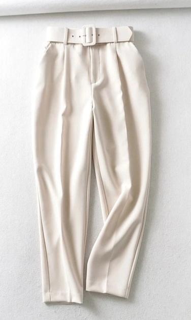 black suit pants woman