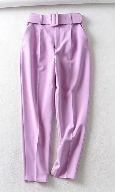 black suit pants woman