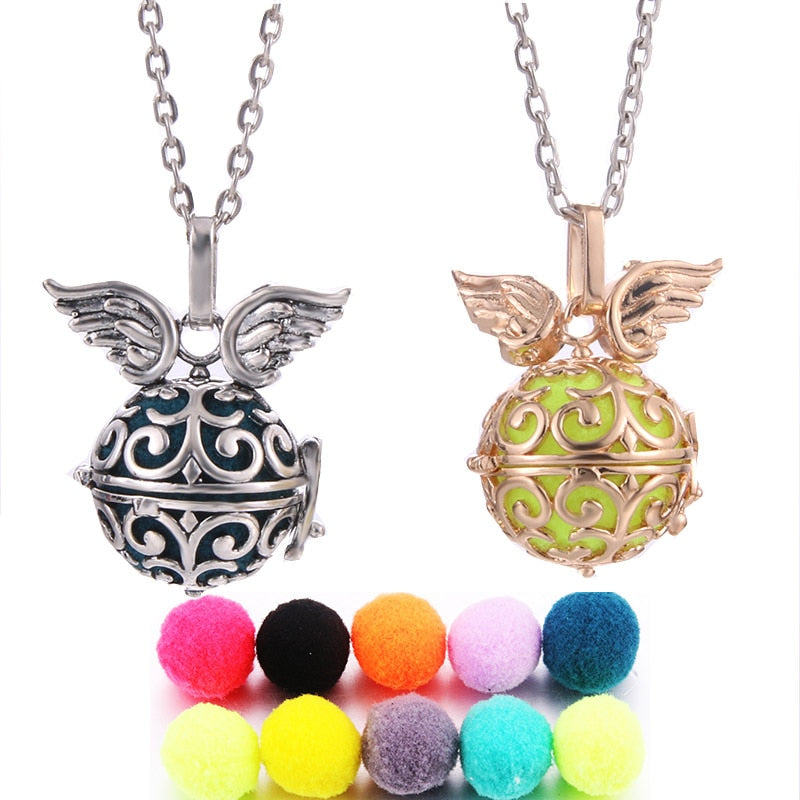 Angel Wings Music Angel Ball Locket