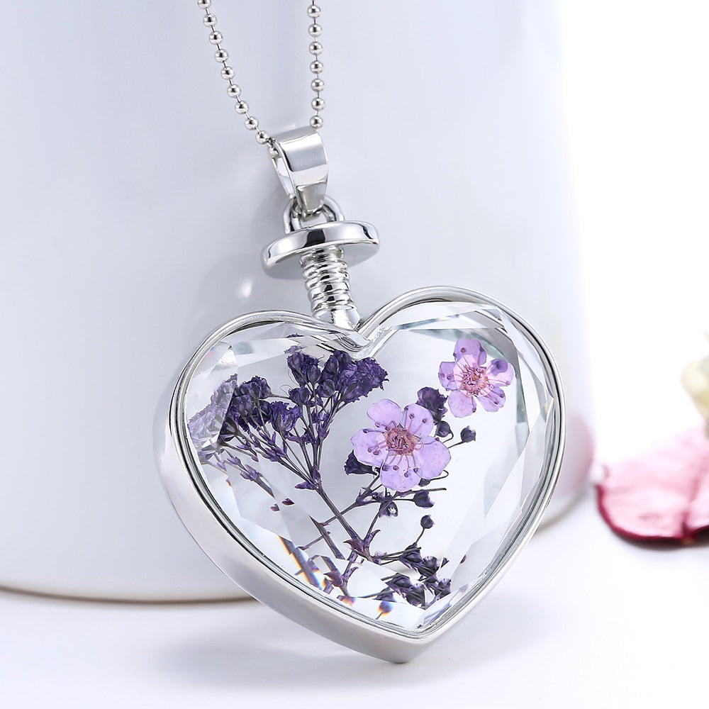 Fashion Dried Flowers Plant Specimen Pendants