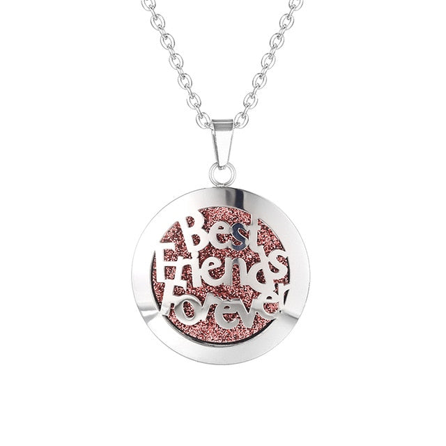 Women Locket  Perfume Necklace