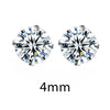 Zirconia 925 Sterling Silver Stud Earrings