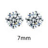 Zirconia 925 Sterling Silver Stud Earrings