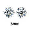 Zirconia 925 Sterling Silver Stud Earrings