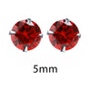 Zirconia 925 Sterling Silver Stud Earrings