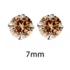 Zirconia 925 Sterling Silver Stud Earrings