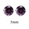 Zirconia 925 Sterling Silver Stud Earrings