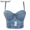 Diamond Push Up Bustier