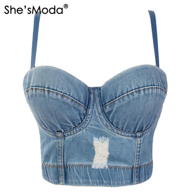 Diamond Push Up Bustier