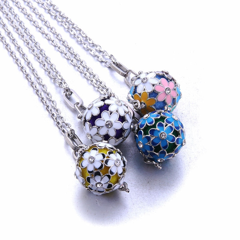 Music Locket Ball Necklace