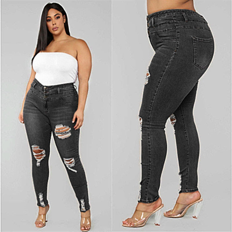 Plus Ripped Jeans