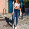 Zipper Pleated Women's Pants