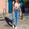 Zipper Pleated Women's Pants