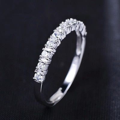 romantic forever love zircon rings